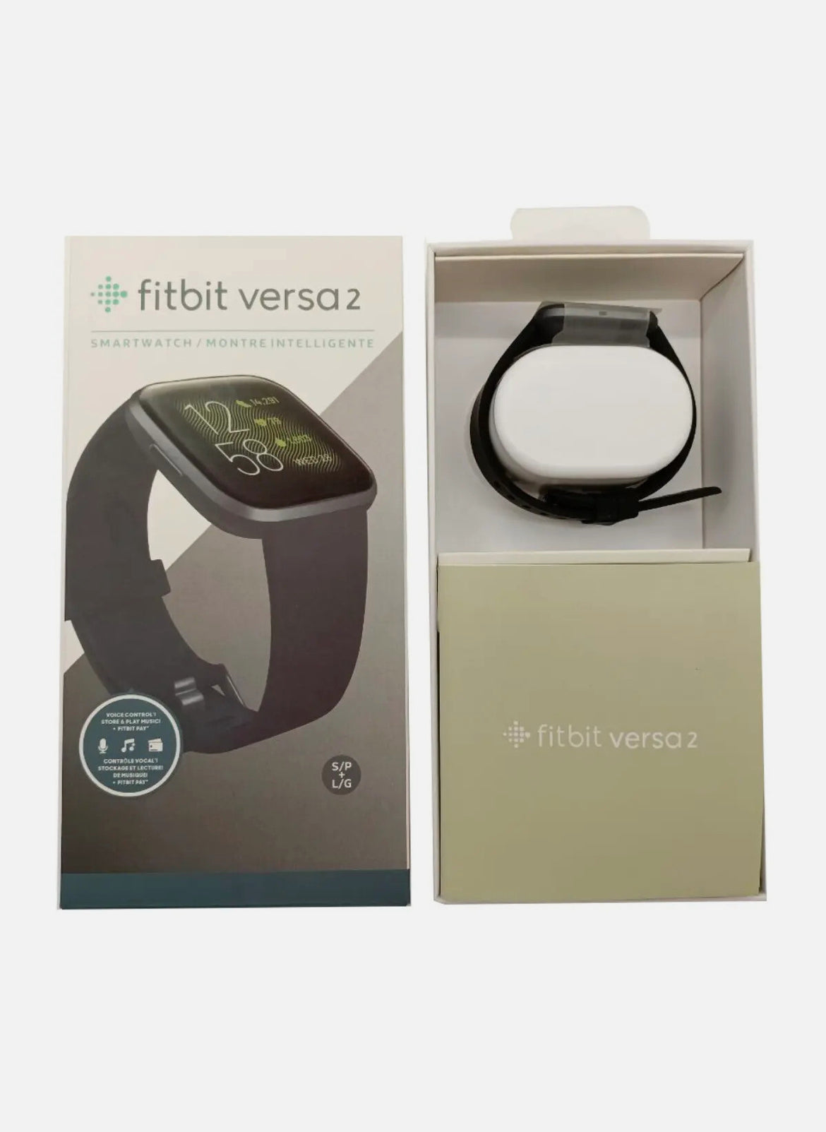 NEW Fitbit Versa 2 Smartwatch | Fitness & Health Tracker | S+L Bands | Premium Edition
