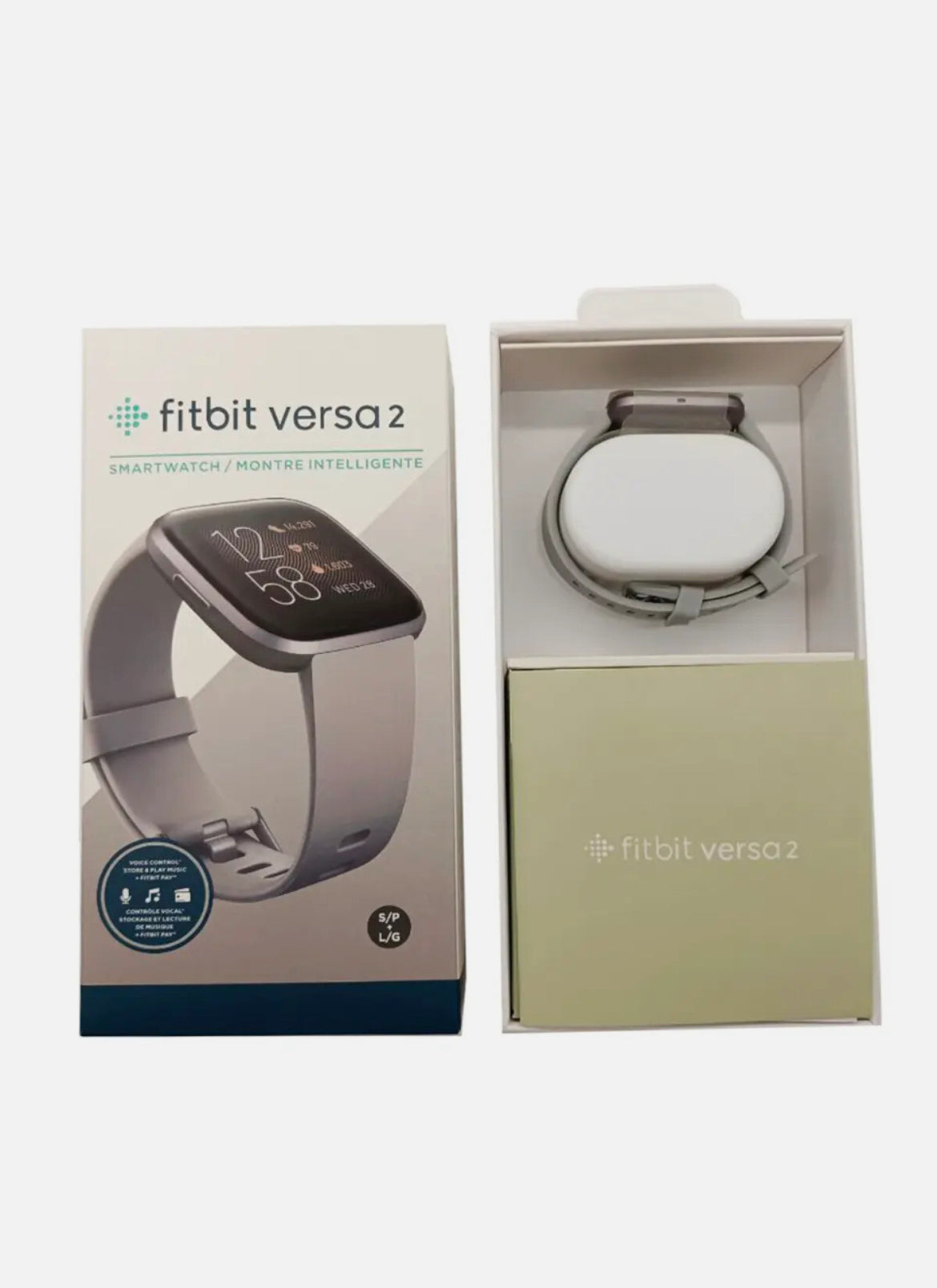 NEW Fitbit Versa 2 Smartwatch | Fitness & Health Tracker | S+L Bands | Premium Edition