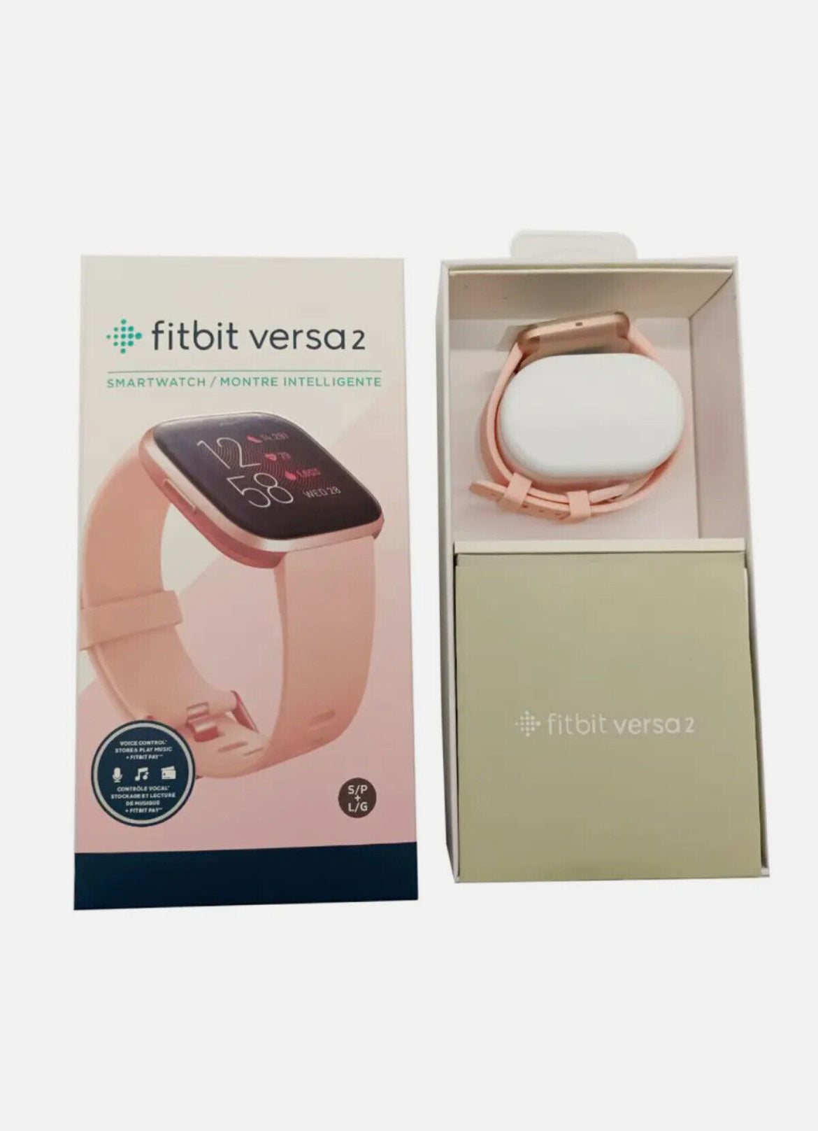 NEW Fitbit Versa 2 Smartwatch | Fitness & Health Tracker | S+L Bands | Premium Edition