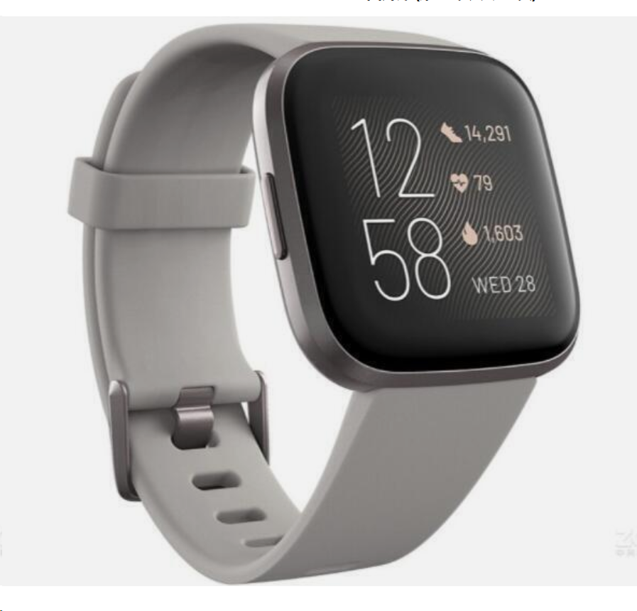 NEW Fitbit Versa 2 Smartwatch – Premium Health & Fitness Tracker (Water-Resistant, Lightweight, S+L Bands, 3-Month Premium Trial)
